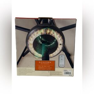 NEW Sonoma Outdoors 8 1/2 LED Umbrella Light with Remote Control ~ In Box